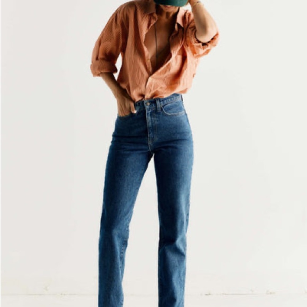 Imogene and Willie Isabelle High Rise Straight Leg Jean size 28 - Picture 6 of 8